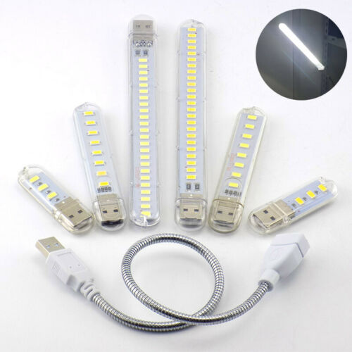 Mini Pocket Usb Led Night Light 3/8/24 Led Bulb Lamp Gadget For Reading Notebook