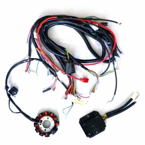 Performance 11 Pole Dc Magneto Stator Regulator Wiring Harness Gy6 150 Scooters