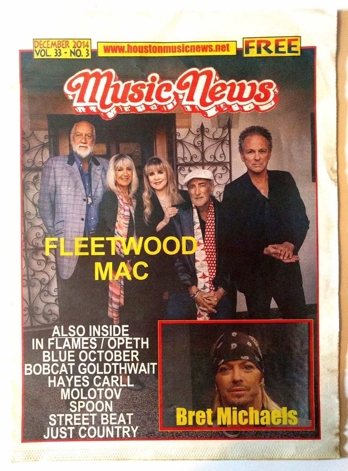 Cool Fleetwood Mac 2014 Music News Local Magazine!
