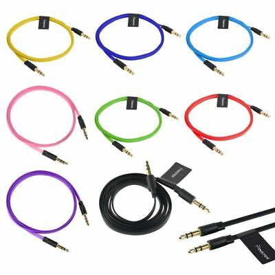 Lot 3ft Aux Headphone 3.5mm Male To Male Car Jack Plug Cord Stereo Audio Cable